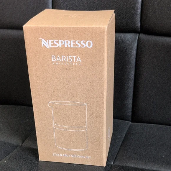 NIB Nespresso Barista Collection Stackable Serving Set - Picture 2 of 4